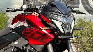 2024 Pulsar NS200 LED Headlight Detailed Walkaround Review [upl. by Aerdnna]