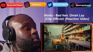 Ninho  Bad feat Omah Lay Clip Officiel  REACTION [upl. by Ase]