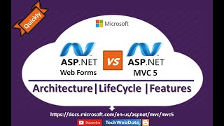 Webforms vs MVC [upl. by Yeltnarb]