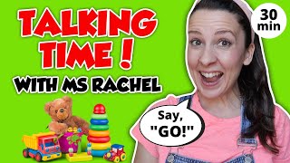 Talking Time with Ms Rachel  Baby Videos for Babies and Toddlers  Speech Delay Learning Video [upl. by Anahpos]