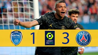 PSG vs Troyes 31  All Goals Highlights 2023 [upl. by Boaten]