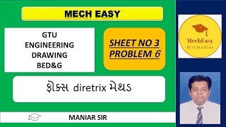 Unveiling Hyperbola Drawing FocusDirectrix Method  Engineering Drawing Tutorial by Maniar Sir [upl. by Hogarth]