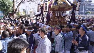 ド・迫力！明治神宮建国記念 建国祭 奉祝 神輿パレード2017 明治神宮入口 [upl. by Dana]