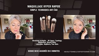 Maquillage pour les plus de 60ans astuces pour dissimuler rides et paupières tombantes [upl. by Annerahs34]