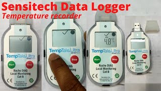 Sensitech Data Logger  Temperature monitoring  USB  Roche  medicallabtechnologysajal6903 [upl. by Loziram]