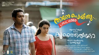 Thane Peythu Lyric Video Song  Kunjeldho Asif Ali RJ Mathukkutty  Shaan Rahman Little Big Films [upl. by Yank]