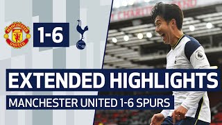 EXTENDED HIGHLIGHTS  MANCHESTER UNITED 16 TOTTENHAM HOTSPUR [upl. by Edana]