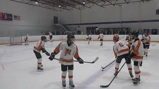 1 VS StPaul Didrikson does the rookie lap Mustangs warm up [upl. by Cirone364]