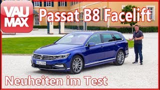 Die Neuheiten des 2019 VW Passat B8 Facelift im Test amp Fahrbericht  Travel Assist  Discover Pro 3 [upl. by Esinned83]