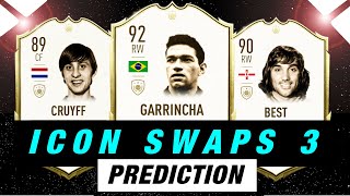 FIFA 20  ICON SWAPS 3 PREDICITONS  feat Garrincha Cruyff Best [upl. by Mailand]