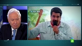 El Objetivo  Margallo quotDecir que en Venezuela viven mejor es exceso de imaginación caribeñoquot [upl. by Aniratak946]