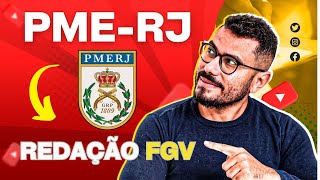 PMERJ MODELO PRONTO DE REDAÇÃO  FGV 2024 [upl. by Fortunato664]