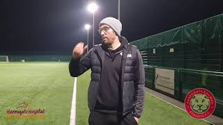 011124 Ilkley Town AFC 31 Harrogate Railway Athletic postmatch interview [upl. by Addy]