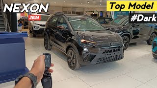 Tata Nexon FearlessS Top Model 2024 ❣️ Nexon Dark Edition Review 😍 [upl. by Abad]