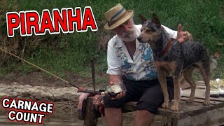 Piranha 1978 Carnage Count [upl. by Diet450]