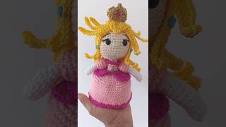 Princesa Peach en crochet mariopelicula princesapeach [upl. by Astri]