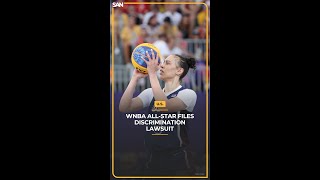 WNBA AllStar files discrimination lawsuit [upl. by Bently13]