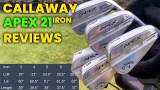 Callaway Apex 21 Irons Review Callaway Apex 21 Irons for MidHandicappers [upl. by Ennaeel245]