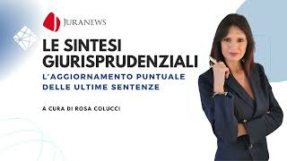 𝐉𝐔𝐑𝐀𝐍𝐄𝐖𝐒  𝐋𝐄 𝐒𝐈𝐍𝐓𝐄𝐒𝐈 𝐆𝐈𝐔𝐑𝐈𝐒𝐏𝐑𝐔𝐃𝐄𝐍𝐙𝐈𝐀𝐋𝐈  Edizione 15 novembre 2024 [upl. by Tarfe]