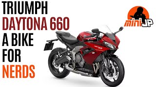 Triumph Daytona 660 First Ride Review A Bike for Nerds [upl. by Dihahs]