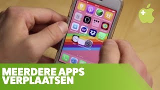 iPhone meerdere apps tegelijk verplaatsen [upl. by Courcy]