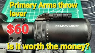 Primary arms throw lever Review [upl. by Dnallor]