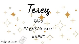 Телец ♉ Таро 🌻 Моето място в живота ти Ноември Бонус [upl. by Nonek425]