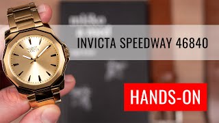 HANDSON Invicta Speedway Quartz 42mm 46840 [upl. by Eiramacissej]