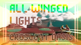 Sky COTL  All Winged Lights in Crescent Oasis  New Season Map  Season Of The Nine Colored Deer [upl. by Anomor160]