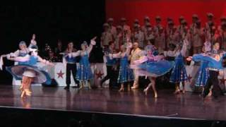 Les Choeurs de lArmée Rouge  Kalinka Russian Popular Dance  Danse Russe Folklorique  Калинка [upl. by Gaiser]