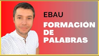 Cómo analizar la FORMACIÓN DE PALABRAS Morfología EBAU FÁCIL [upl. by Ryann]