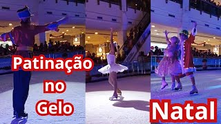 Patinação no Gelo no Rio Anil Shopping São Luís Apresentação Natalina [upl. by Woods124]