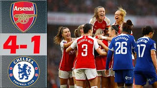 Arsenal vs Chelsea Highlights  Women’s Super League 2324 [upl. by Salema]