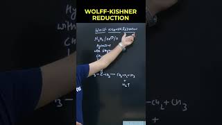 wolff kishner reduction by Harsh Sir neet neetpreparation kotacoaching shorts youtubeshorts [upl. by Ahsinna974]