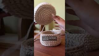 Cestos a crochet tutorial para principiantes crochet crochettutorial tutorial diy handmade [upl. by Llednor158]