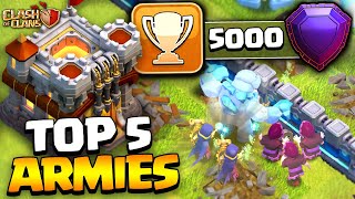 Top 5 TH11 Pushing Attack Strategies for 2024  Clash of Clans [upl. by Yhtac]