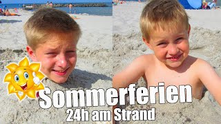 Sommerferien 24h am Strand 🌅 TipTapTube Ash5ive Echtso marieland [upl. by Idolla]