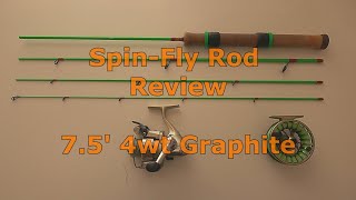 4wt Graphite SpinFly Rod Review [upl. by Nevak]