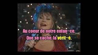 KARAOKÉ Ginette Reno Ma Liste De Noël Création JP Karaoké [upl. by Incrocci689]