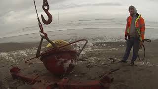 WAVE BUOY WASHED UP ON BEACH [upl. by Ansel]