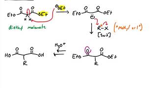 Malonic Ester Synthesis [upl. by Lewls]