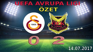 Östersunds  Galatasaray 20 UEFA Europa League 2017 ÖZET [upl. by Nesilla]