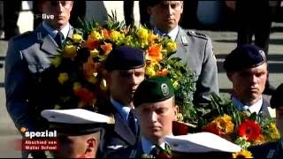 Militärisches Zeremoniell 2 Teil Abschied von Walter Scheel [upl. by Minsk]