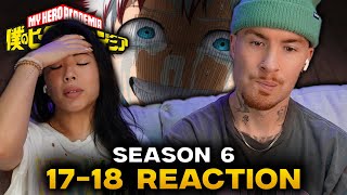 THIS BACKSTORY IS SO SAD  My Hero Academia SEASON 6 Ep 1718 REACTION [upl. by Maguire]