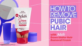 How to Use Nads Down Under Hair Removal Cream [upl. by Enialed]