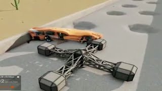 Satisfying car suspension test spinner bus crash BeamNG DRIVE BAKAR GAMER [upl. by Ansell]