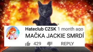 REAGUJEM NA VAŠE HATE KOMENTÁRE  Mačka Jackie [upl. by Namrak12]