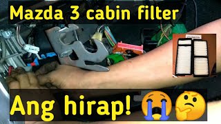 Cabin filter replace Mazda 3 late models [upl. by Adnarahs]