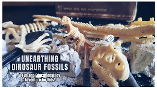 Unearthing Dinosaur Fossils  A Fun and Educational Toy Adventure for Kids [upl. by Farmer]