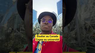 Étudier au Canada Cegep ou université [upl. by Reviel]